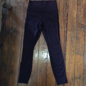 Burgundy Lulu Lemon athletic pants